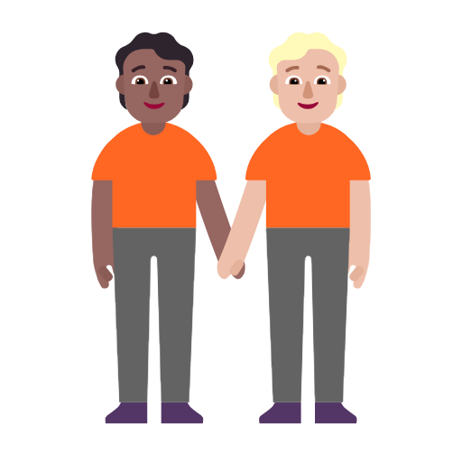 Pessoas De Mãos Dadas: Pele Morena Escura, Pele Morena Clara para Microsoft Windows 11 24H2 August 2025 Update