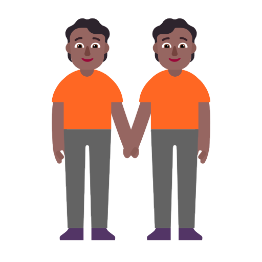 Pessoas De Mãos Dadas: Pele Morena Escura para Microsoft Windows 11 24H2 August 2025 Update