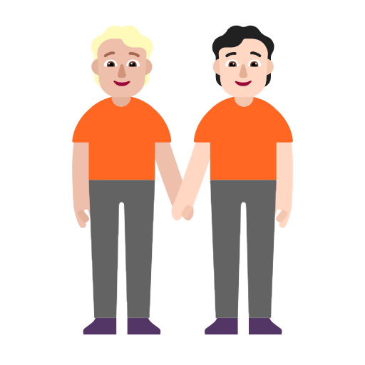 Pessoas De Mãos Dadas: Pele Morena Clara, Pele Clara para Microsoft Windows 11 24H2 August 2025 Update