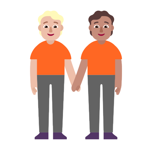 Pessoas De Mãos Dadas: Pele Morena Clara, Pele Morena para Microsoft Windows 11 24H2 August 2025 Update