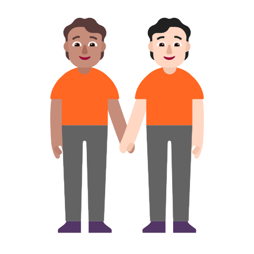 Pessoas De Mãos Dadas: Pele Morena, Pele Clara para Microsoft Windows 11 24H2 August 2025 Update