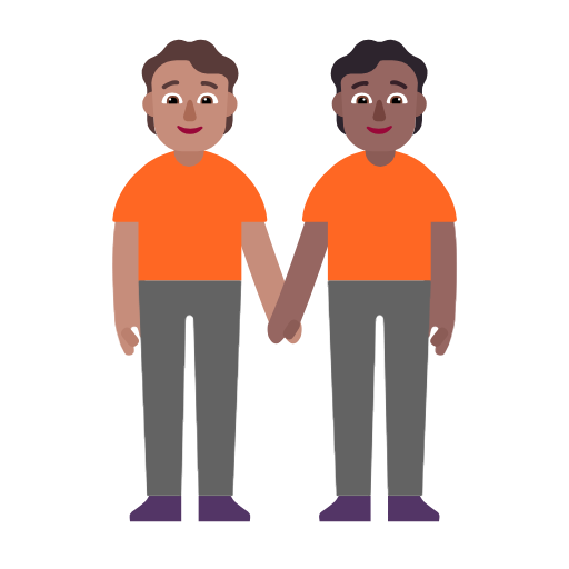 Pessoas De Mãos Dadas: Pele Morena, Pele Morena Escura para Microsoft Windows 11 24H2 August 2025 Update