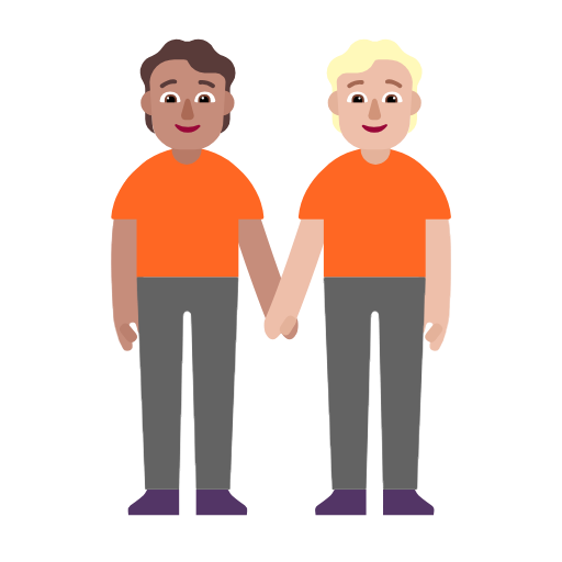 Pessoas De Mãos Dadas: Pele Morena, Pele Morena Clara para Microsoft Windows 11 24H2 August 2025 Update