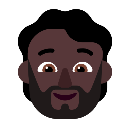 Homem: Barba: Pele Escura para Microsoft Windows 11 24H2 August 2025 Update