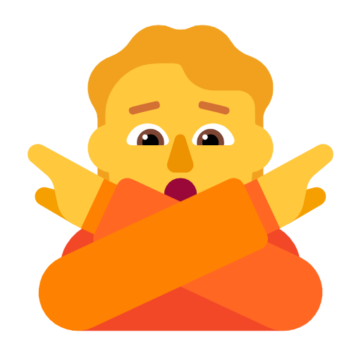 Pessoa Fazendo Gesto De “Não” para Microsoft Windows 11 24H2 August 2025 Update