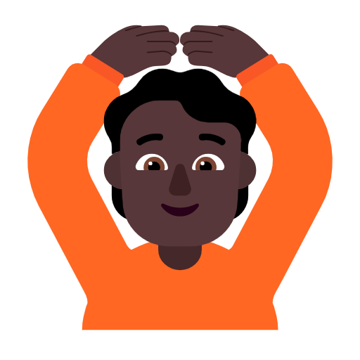 Pessoa Fazendo Gesto De “Ok”: Pele Escura para Microsoft Windows 11 24H2 August 2025 Update