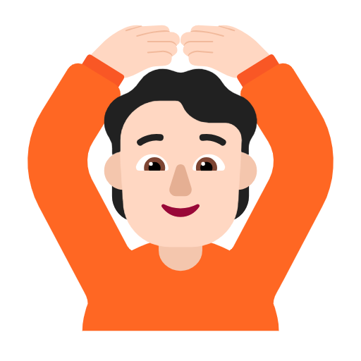 Pessoa Fazendo Gesto De “Ok”: Pele Clara para Microsoft Windows 11 24H2 August 2025 Update