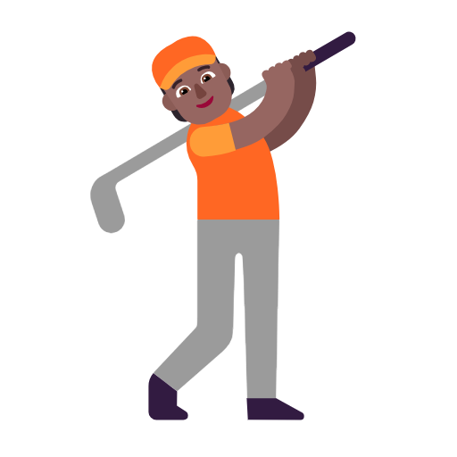 Golfista: Pele Morena Escura para Microsoft Windows 11 24H2 August 2025 Update