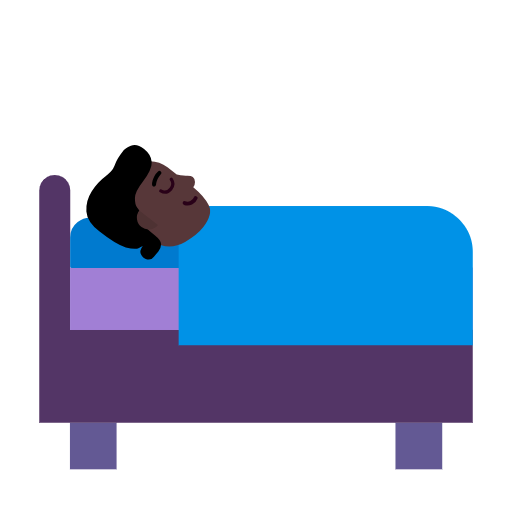 Pessoa Deitada Na Cama: Pele Escura para Microsoft Windows 11 24H2 August 2025 Update