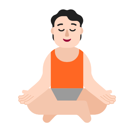 Pessoa Na Posição De Lótus: Pele Clara para Microsoft Windows 11 24H2 August 2025 Update