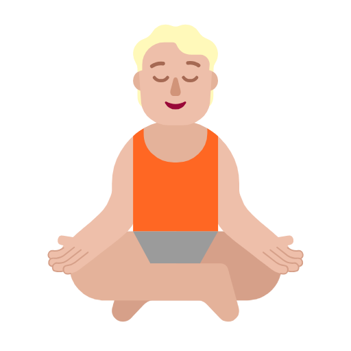 Pessoa Na Posição De Lótus: Pele Morena Clara para Microsoft Windows 11 24H2 August 2025 Update