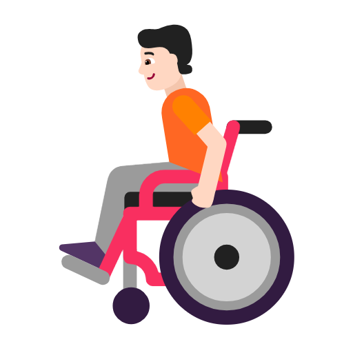 Pessoa Em Cadeira De Rodas Manual: Pele Clara para Microsoft Windows 11 24H2 August 2025 Update