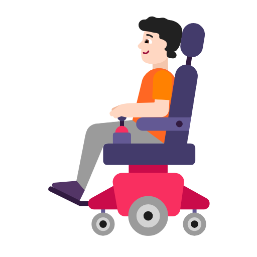 Pessoa Em Cadeira De Rodas Motorizada: Pele Clara para Microsoft Windows 11 24H2 August 2025 Update