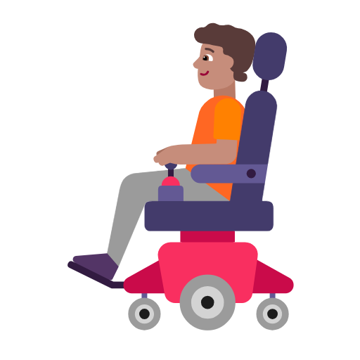 Pessoa Em Cadeira De Rodas Motorizada: Pele Morena para Microsoft Windows 11 24H2 August 2025 Update