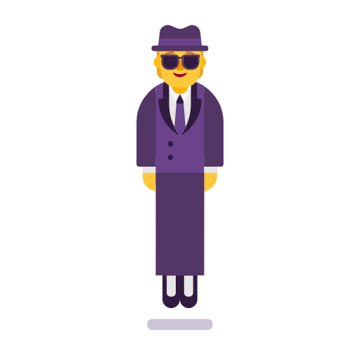 Pessoa De Terno Levitando para Microsoft Windows 11 24H2 August 2025 Update