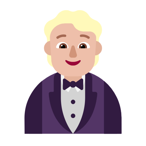 Pessoa De Smoking: Pele Morena Clara para Microsoft Windows 11 24H2 August 2025 Update