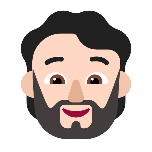 Homem: Barba: Pele Clara para Microsoft Windows 11 24H2 August 2025 Update