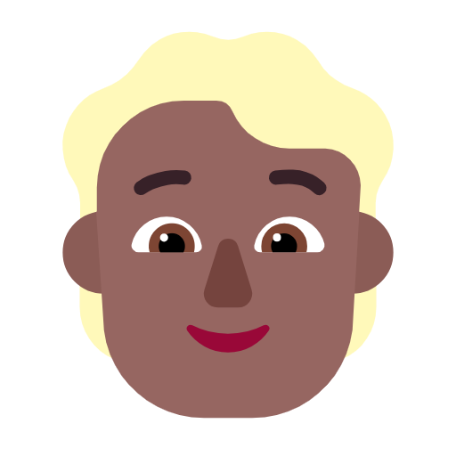 Pessoa: Cabelo Louro: Pele Morena Escura para Microsoft Windows 11 24H2 August 2025 Update