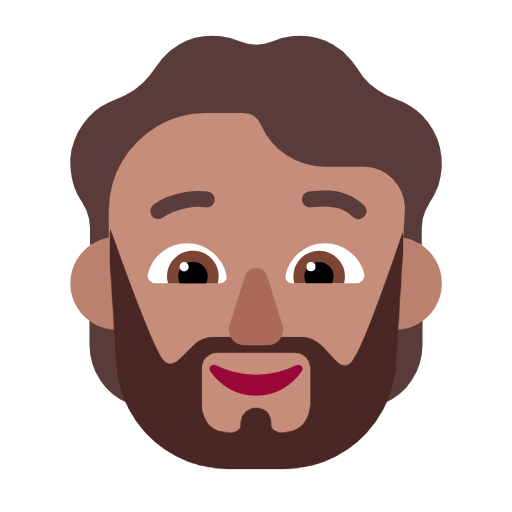 Homem: Barba: Pele Morena para Microsoft Windows 11 24H2 August 2025 Update
