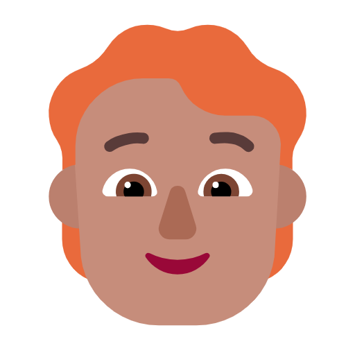 Pessoa: Pele Morena, Cabelo Vermelho para Microsoft Windows 11 24H2 August 2025 Update