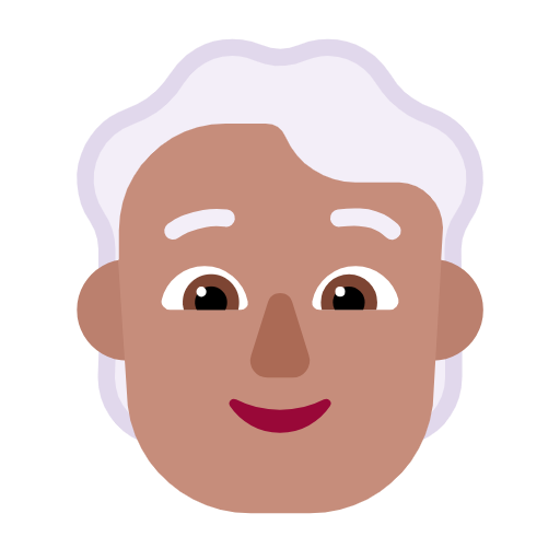 Pessoa: Pele Morena, Cabelo Branco para Microsoft Windows 11 24H2 August 2025 Update