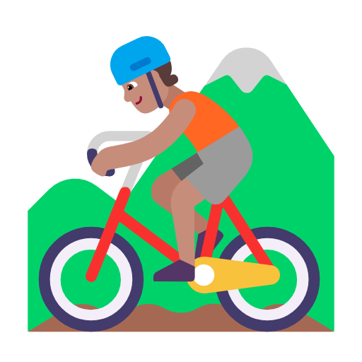 Pessoa Fazendo Mountain Bike: Pele Morena para Microsoft Windows 11 24H2 August 2025 Update