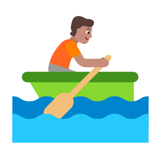 Pessoa Remando: Pele Morena para Microsoft Windows 11 24H2 August 2025 Update