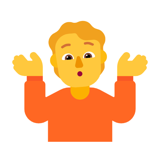 Людина знизує плечима для Microsoft Windows 11 24H2 August 2025 Update