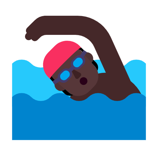 Pessoa Nadando: Pele Escura para Microsoft Windows 11 24H2 August 2025 Update