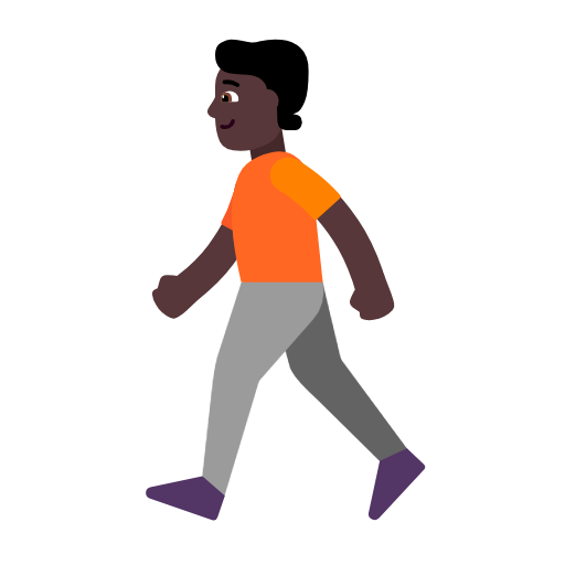 Pessoa Andando: Pele Escura para Microsoft Windows 11 24H2 August 2025 Update