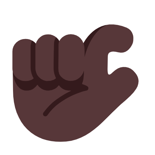 Mão Beliscando: Pele Escura para Microsoft Windows 11 24H2 August 2025 Update