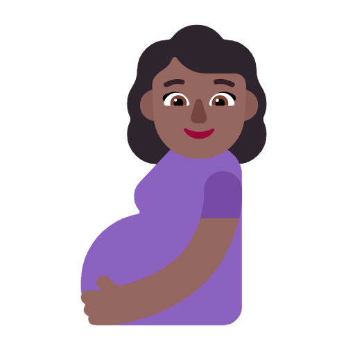 Grávida: Pele Morena Escura para Microsoft Windows 11 24H2 August 2025 Update