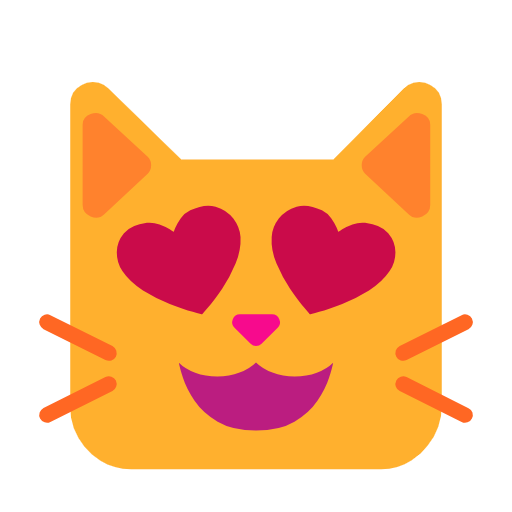 Smiling Cat with Heart-Eyes for Microsoft Windows 11 24H2 August 2025 Update