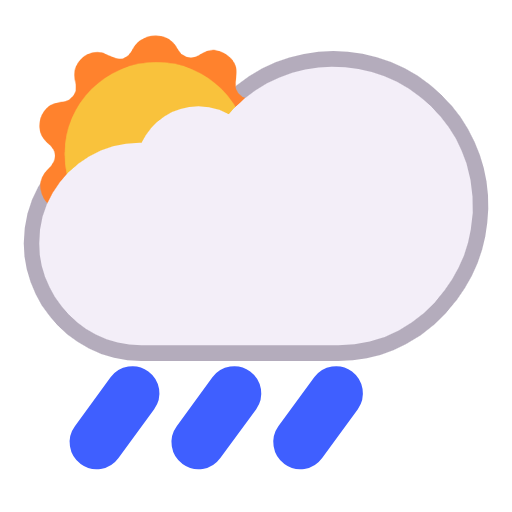 Zon achter regenwolk voor Microsoft Windows 11 24H2 August 2025 Update