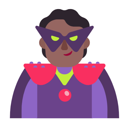 Суперлиходій: темний тон шкіри для Microsoft Windows 11 24H2 August 2025 Update