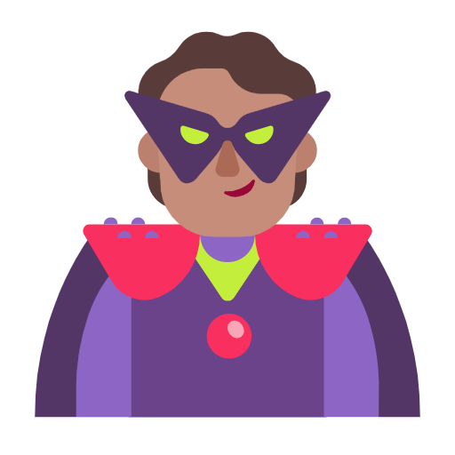 Supervilão: Pele Morena para Microsoft Windows 11 24H2 August 2025 Update