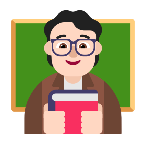 Teacher: Light Skin Tone for Microsoft Windows 11 24H2 August 2025 Update