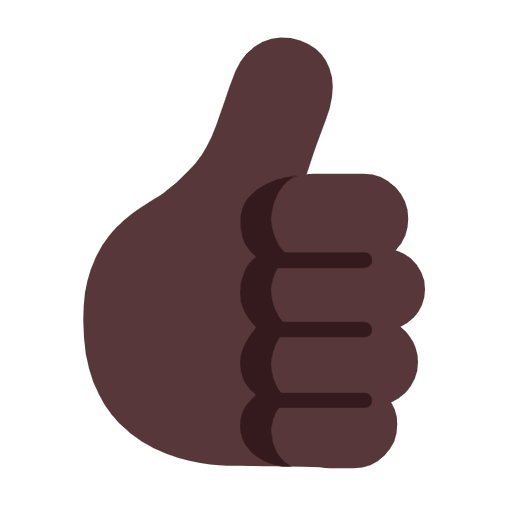 Polegar Para Cima: Pele Escura para Microsoft Windows 11 24H2 August 2025 Update