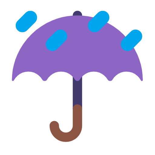 Umbrella with Rain Drops for Microsoft Windows 11 24H2 August 2025 Update