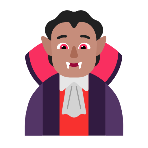 Vampiro: Pele Morena para Microsoft Windows 11 24H2 August 2025 Update