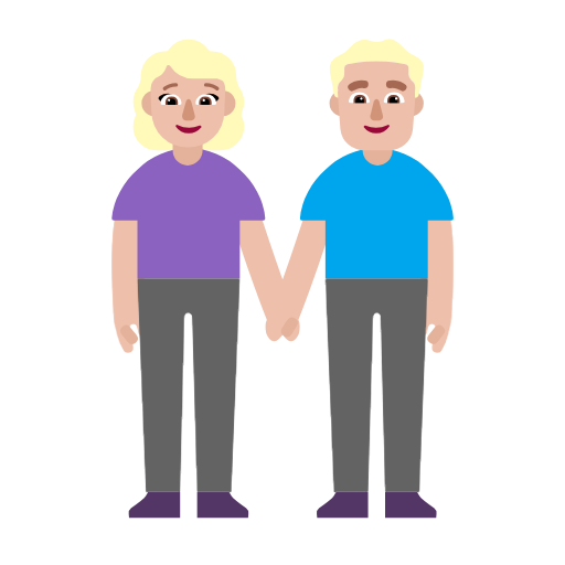 Mulher And Homem Holding Hands: Pele Morena Clara para Microsoft Windows 11 24H2 August 2025 Update