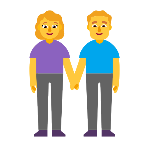 Homem E Mulher De Mãos Dadas para Microsoft Windows 11 24H2 August 2025 Update