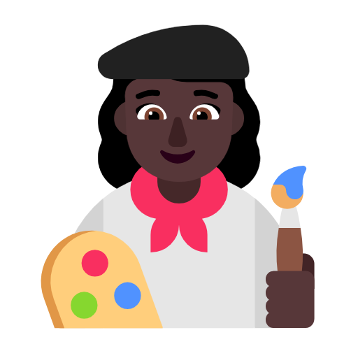 Artista Plástica: Pele Escura para Microsoft Windows 11 24H2 August 2025 Update