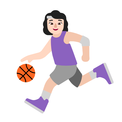 Mulher Jogando Basquete: Pele Clara para Microsoft Windows 11 24H2 August 2025 Update