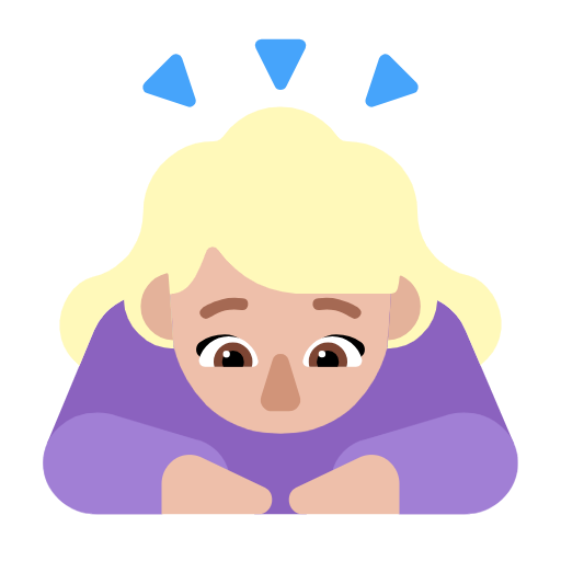 Perempuan menunduk: ton kulit sederhana cerah untuk Microsoft Windows 11 24H2 August 2025 Update