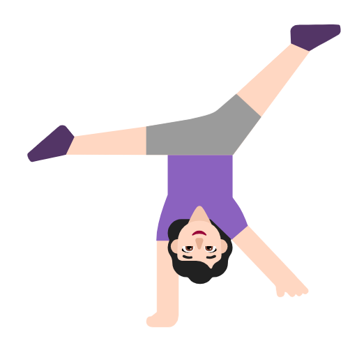 Жінка-акробат: дуже світлий тон шкіри для Microsoft Windows 11 24H2 August 2025 Update