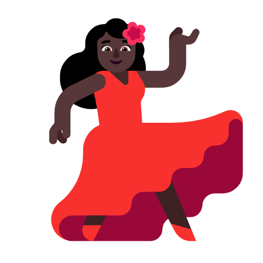 Mulher Dançando: Pele Escura para Microsoft Windows 11 24H2 August 2025 Update