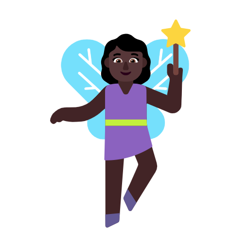 Mulher Fada: Pele Escura para Microsoft Windows 11 24H2 August 2025 Update