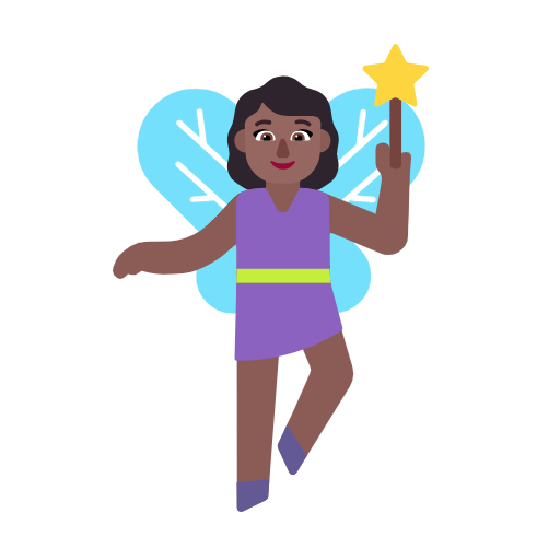 Mulher Fada: Pele Morena Escura para Microsoft Windows 11 24H2 August 2025 Update