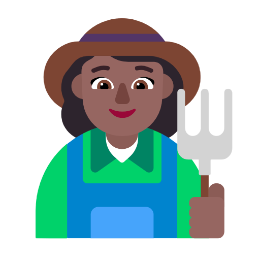 Fazendeira: Pele Morena Escura para Microsoft Windows 11 24H2 August 2025 Update